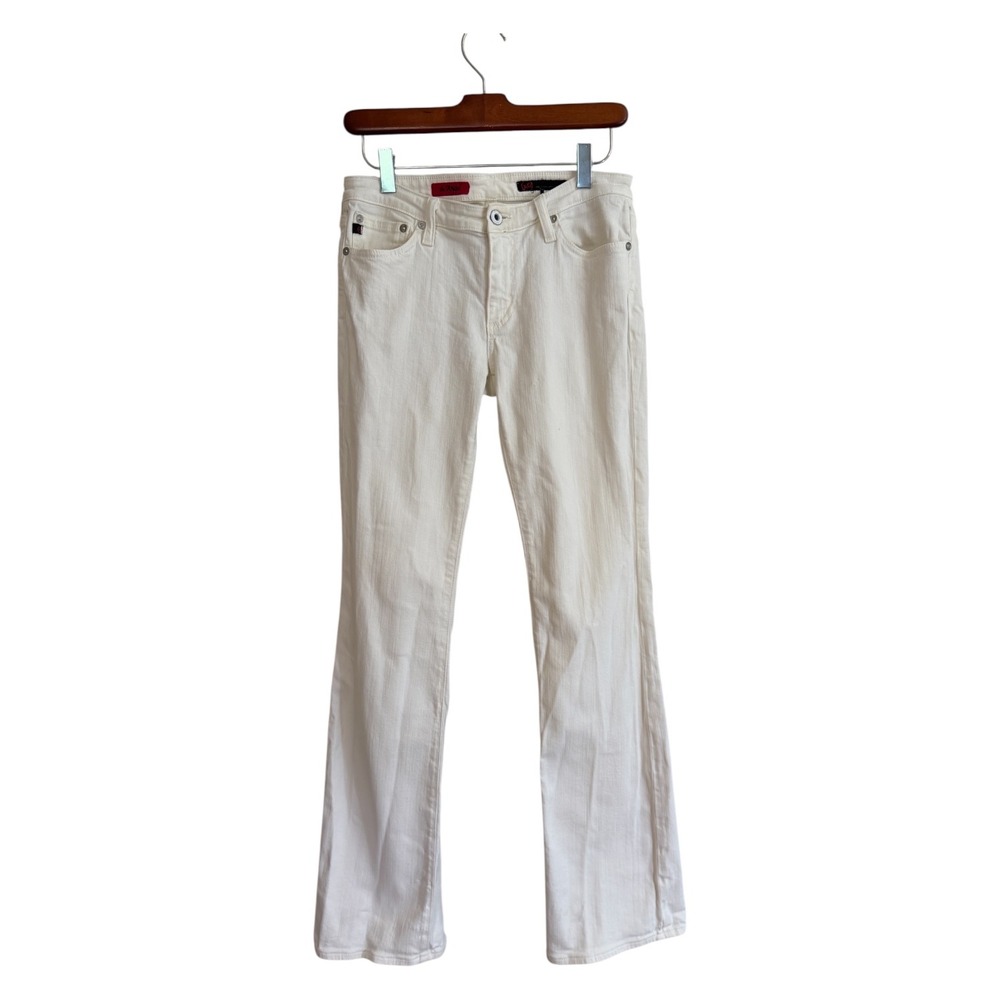 AG‎ Adriano Goldschmied The Angel Jeans Women 29R White Bootcut Stretch Denim